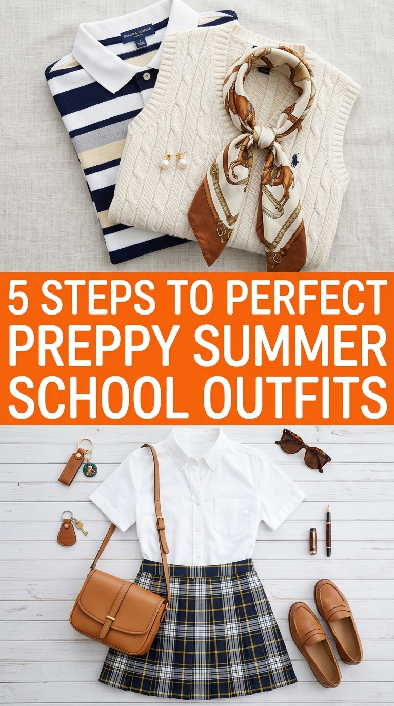 Effortless Preppy Summer School Looks That Stay Cool (No Sweat Required)
